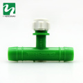 Poultry three-cross Drinker Nipples Rabbit Caged Automatic Nipple Drinker Green Drinking Equipment Waterer Drinkers